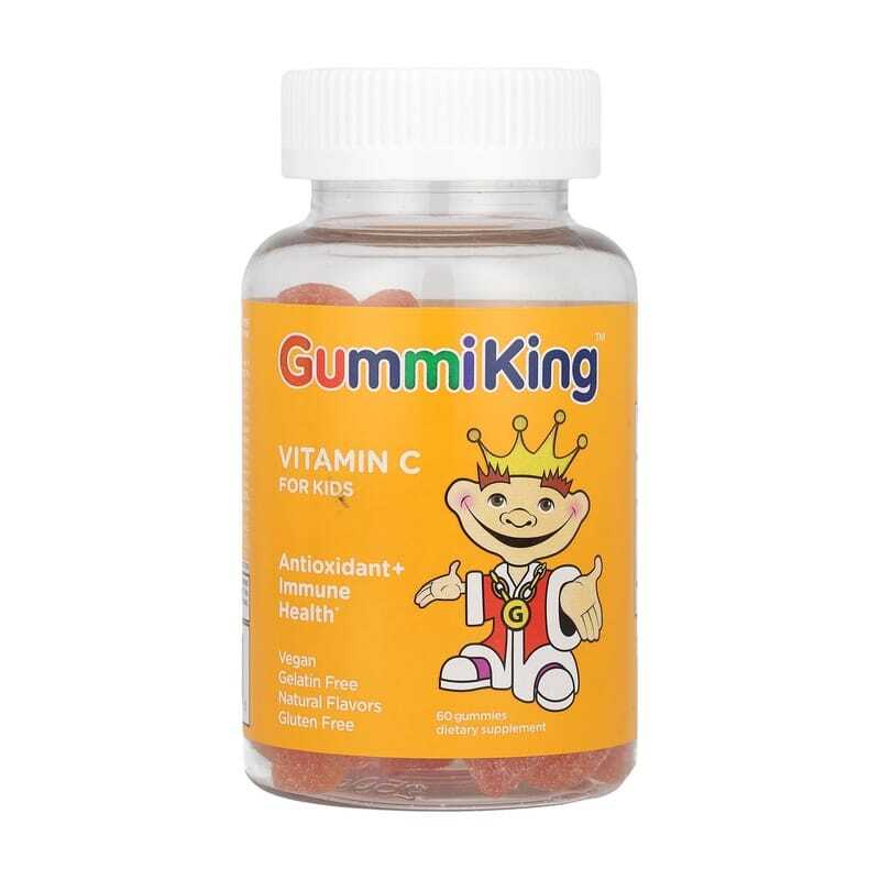 Curcuma, ghimbir și mango GummiKing (60 jeleuri gumate)