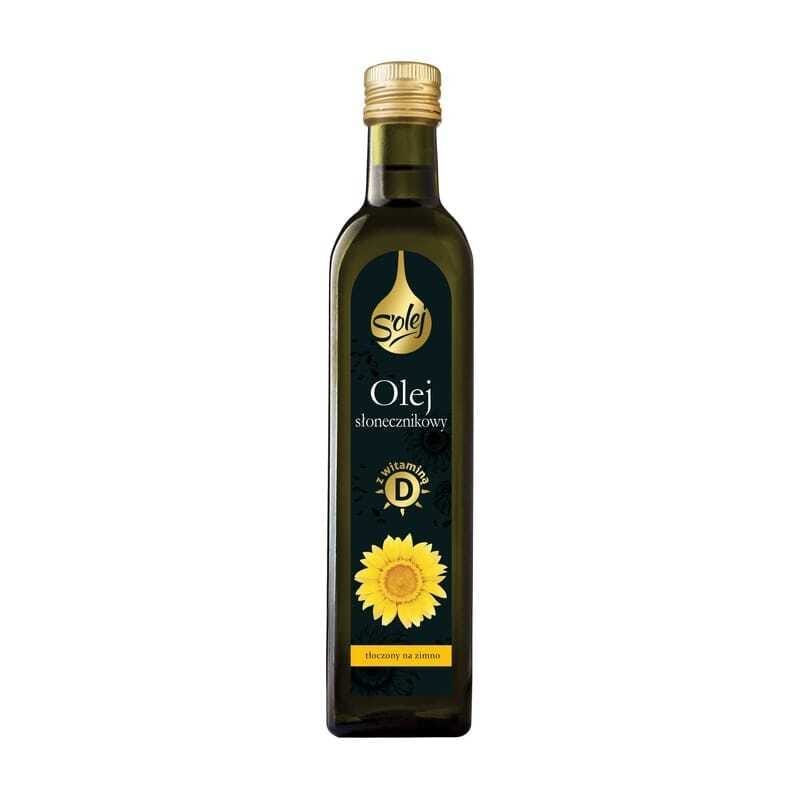 Ulei de floarea-soarelui cu vitamina D, presat la rece Oleofarm (250 ml)