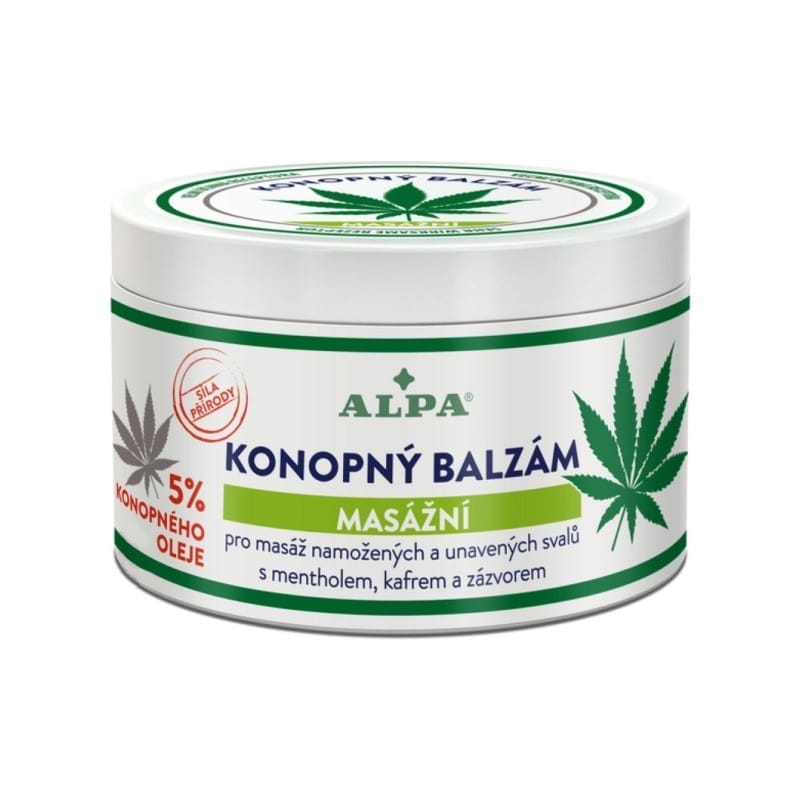 Balsam cu cânepă - pentru masaj Alpa (250 ml)