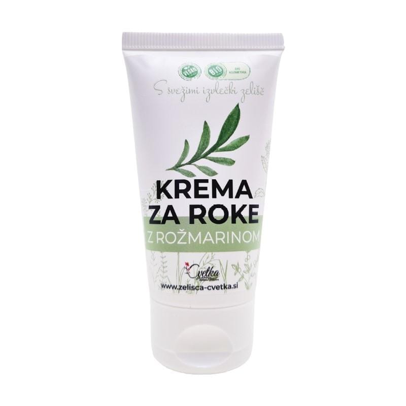 Cremă de mâini cu rozmarin Cvetka (50 ml)