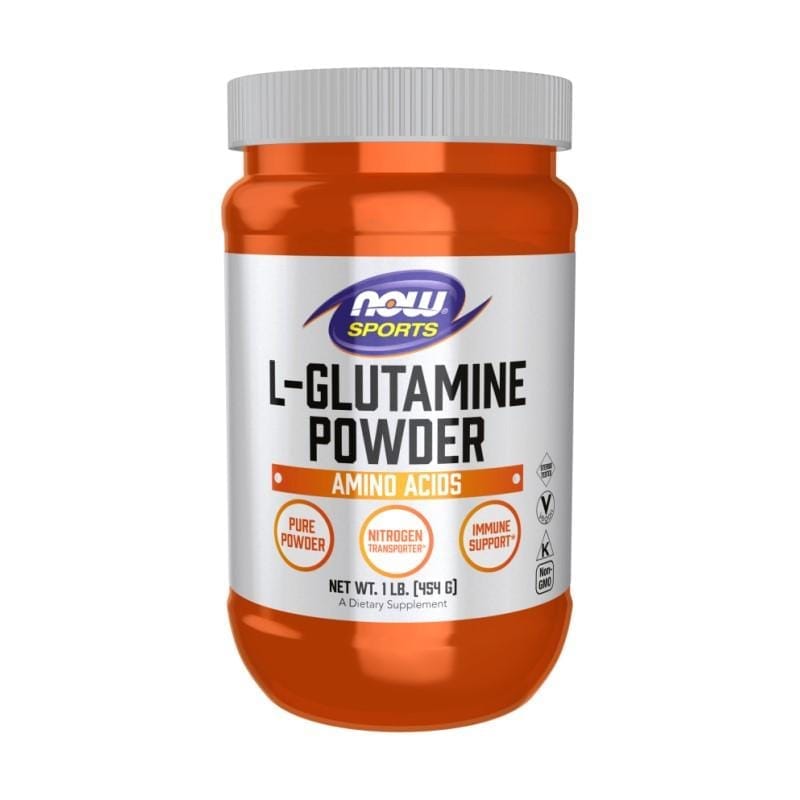 L-Glutamină pulbere NOW (454 g)