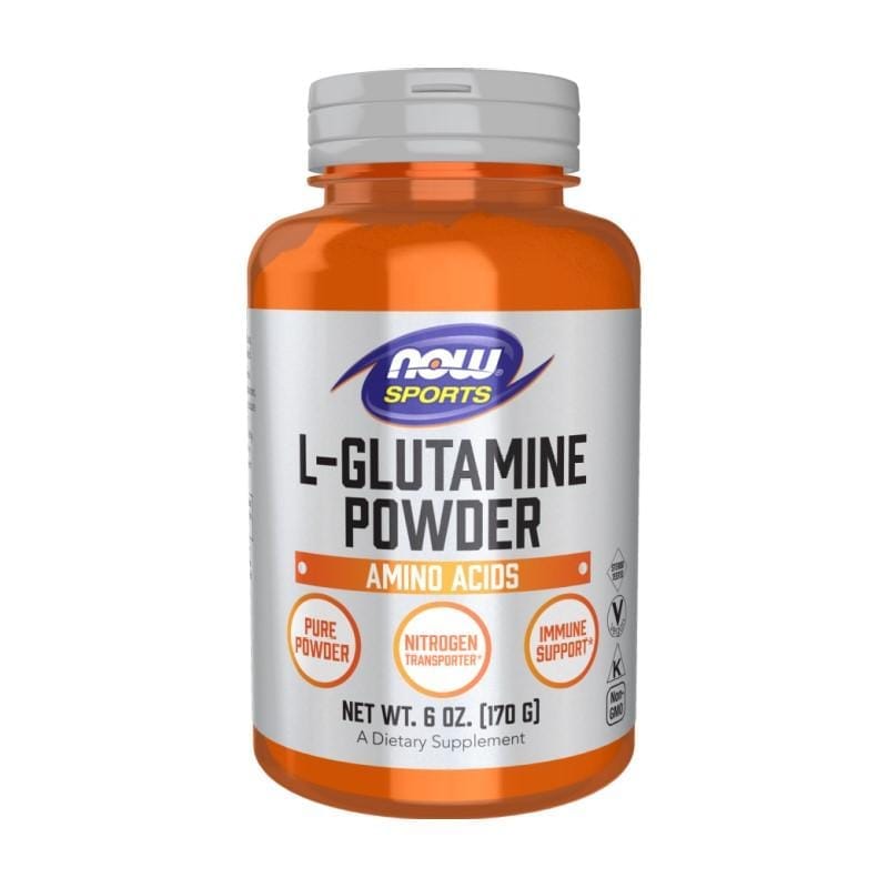 L-Glutamină pulbere NOW (170 g)