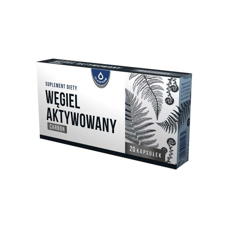 Cărbune activ Oleofarm (20 capsule)