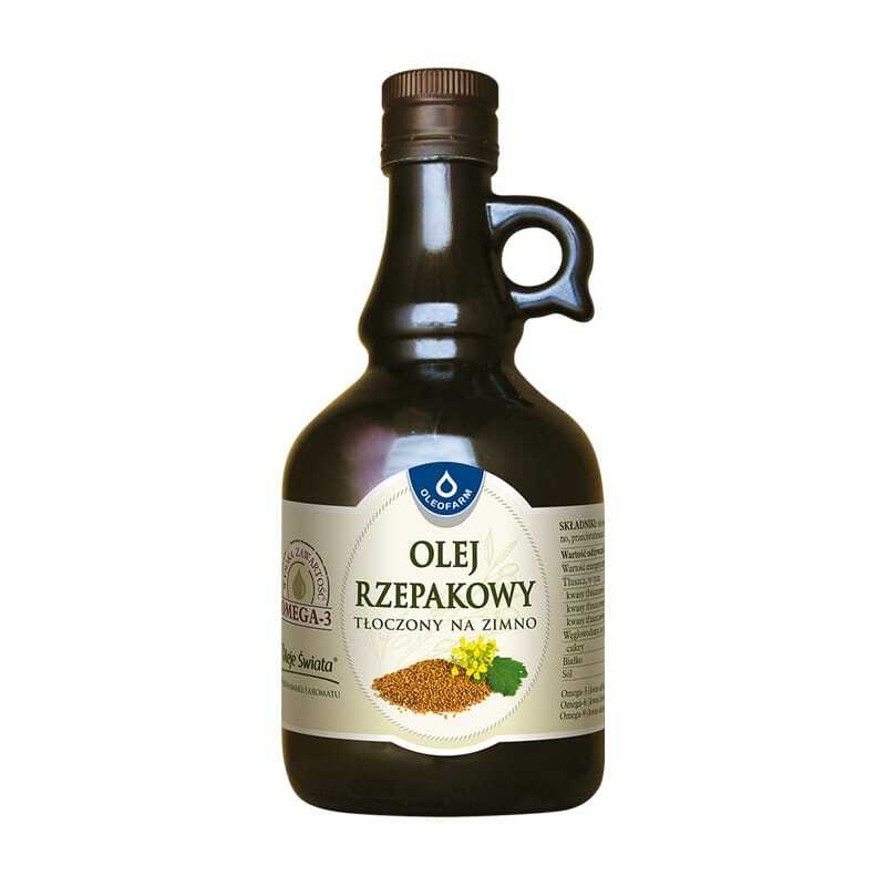 Ulei de rapiță, presat la rece Oleofarm (500 ml)