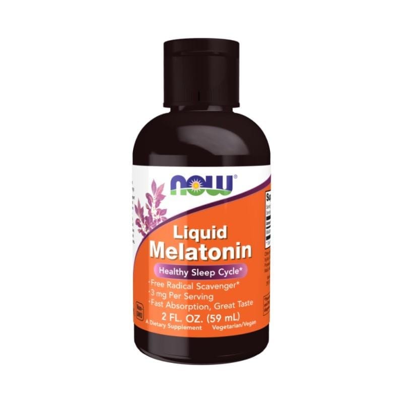 Melatonină lichidă NOW (59 ml)