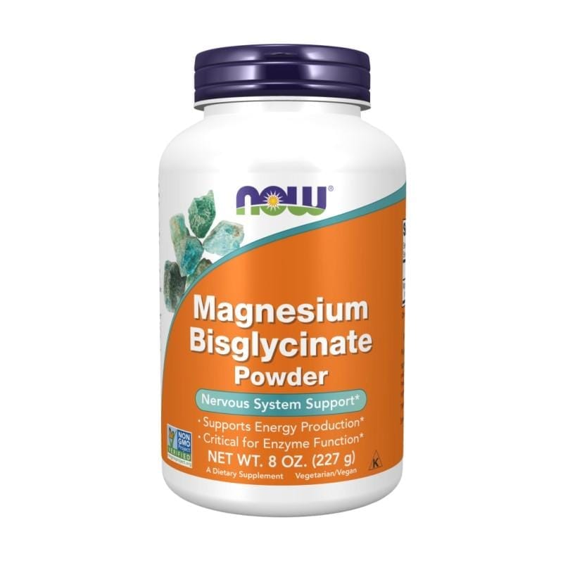 Bisglicinat de magneziu pulbere NOW (227 g)