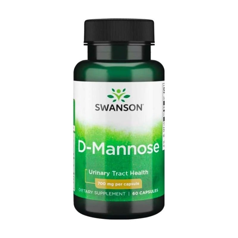 D-manoză Swanson, 700 mg (60 capsule)