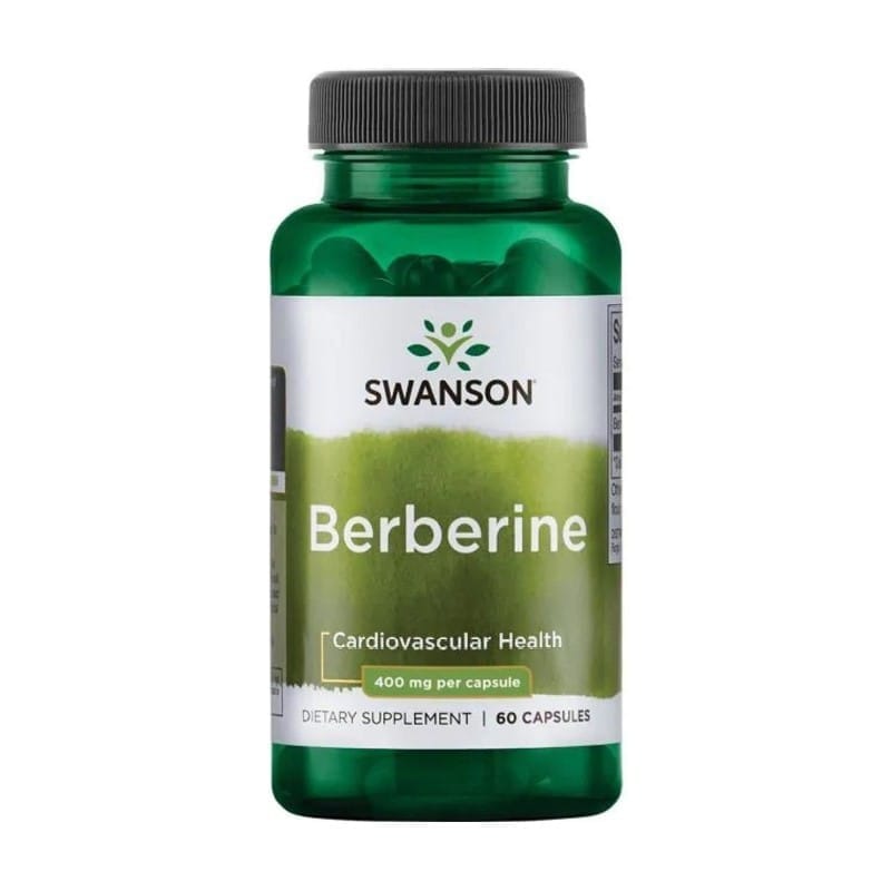Berberină Swanson, 400 mg (60 capsule)