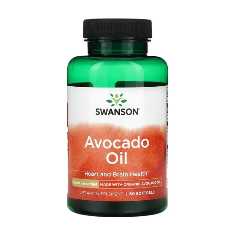 Ulei de avocado Swanson, 1000 mg (60 capsule moi)