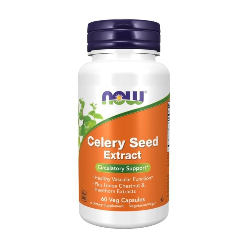 Extract din semințe de țelină NOW, 100 mg (60 capsule)