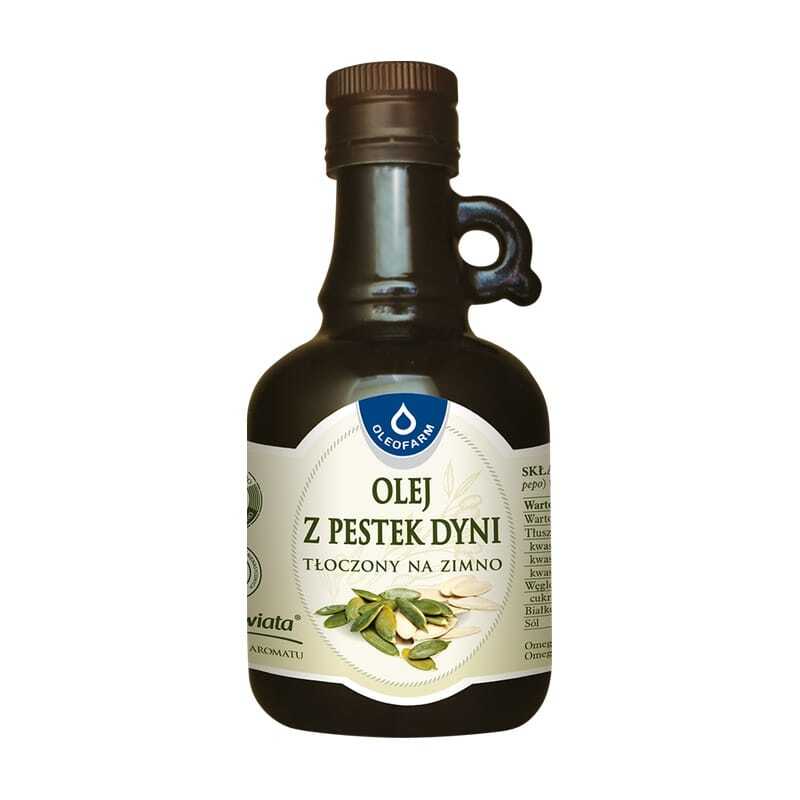 Ulei de dovleac presat la rece Oleofarm (250 ml)