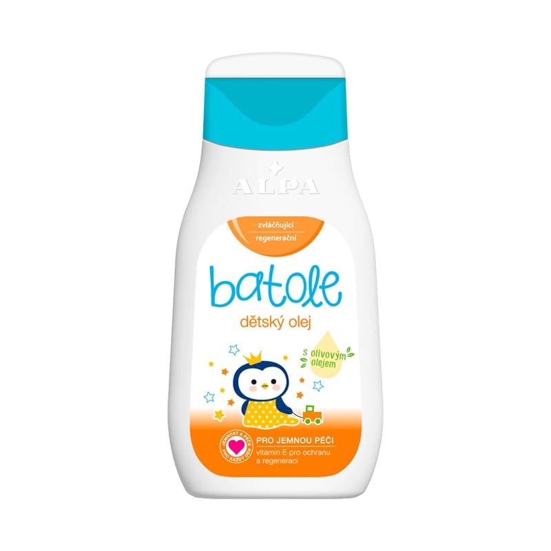 Ulei pentru copii cu vitamina E și ulei de măsline Alpa (200 ml)