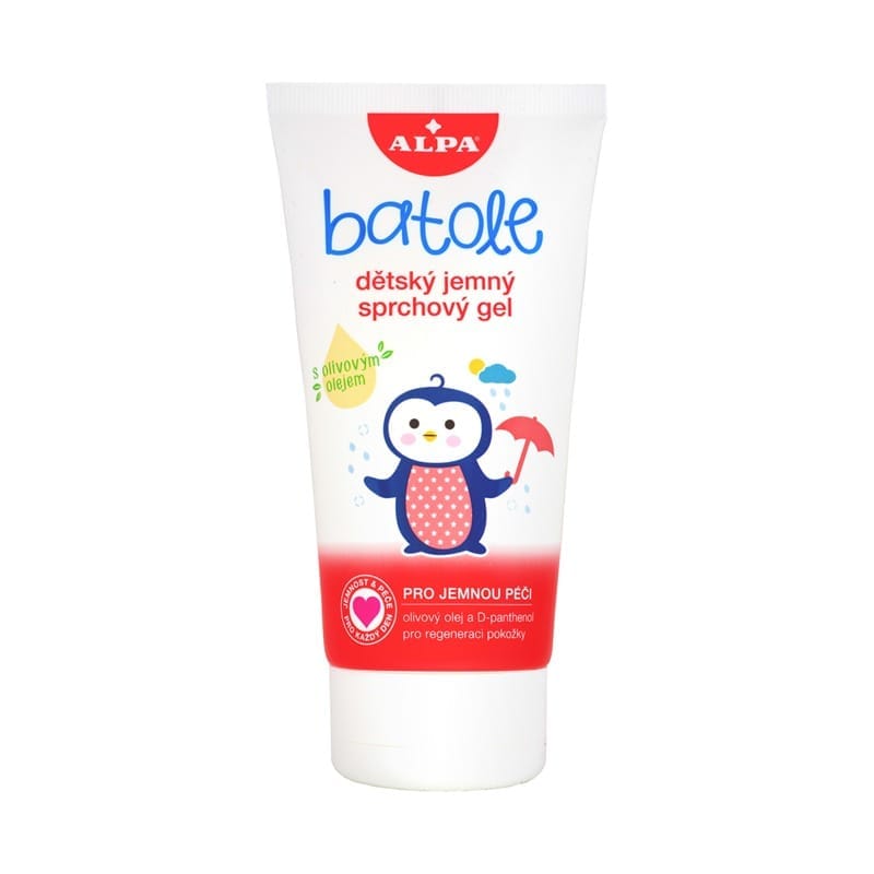 Gel de duș pentru copii cu D-pantenol Alpa (150 ml)