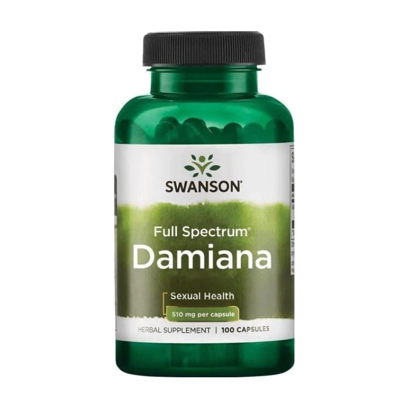 Full Spectrum Damiana Swanson, 510 mg (100 capsule)
