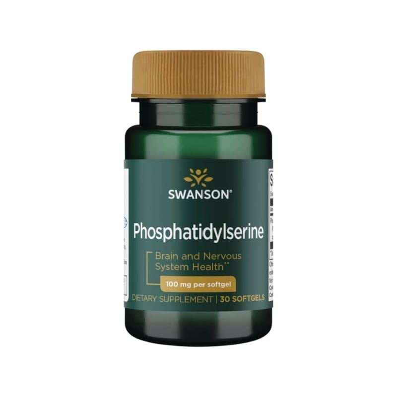 Fosfatidilserină Swanson, 100 mg (30 capsule moi)