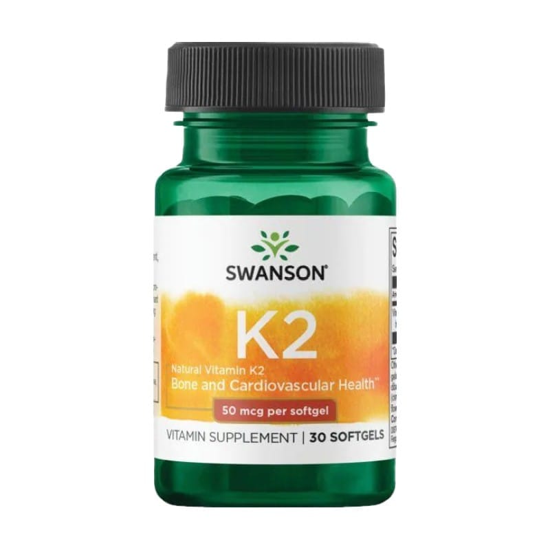 Vitamina K2 Swanson, 50 µg (30 capsule moi)