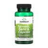 Curcuma, usturoi și piper cayenne Swanson (60 capsule)