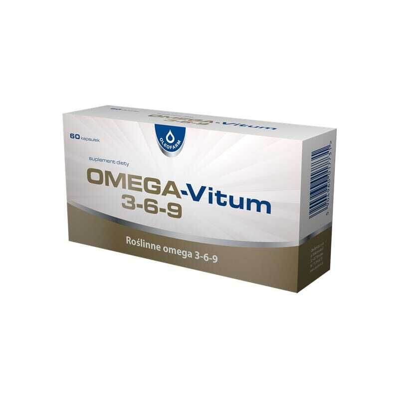 Omega-Vitum 3-6-9 cu vitamina E Oleofarm (60 capsule)