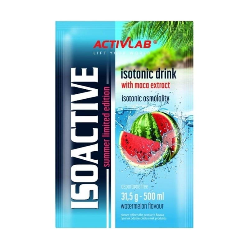Băutură izotonică sub formă de pulbere Isoactive Activlab, pepene verde (31,5 g)