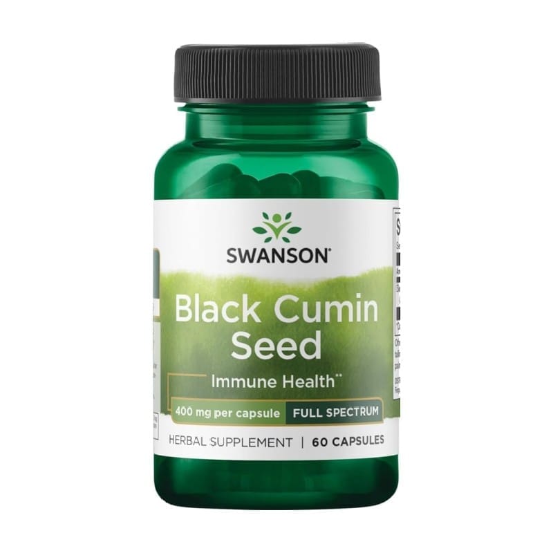 Chimen negru Swanson, 400 mg (60 capsule)