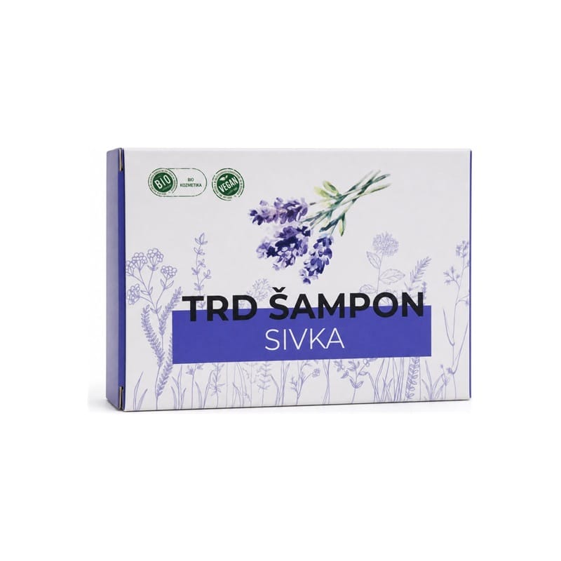 Șampon solid bio cu lavandă Cvetka (100 g)