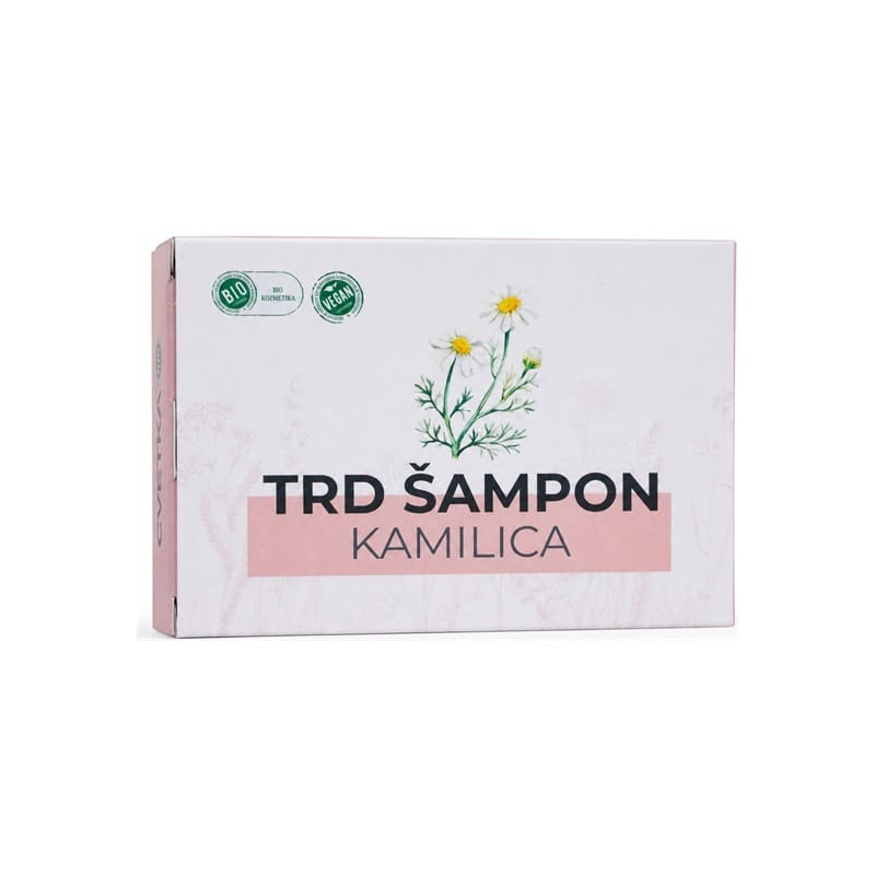 Șampon solid bio cu mușețel Cvetka (100 g)