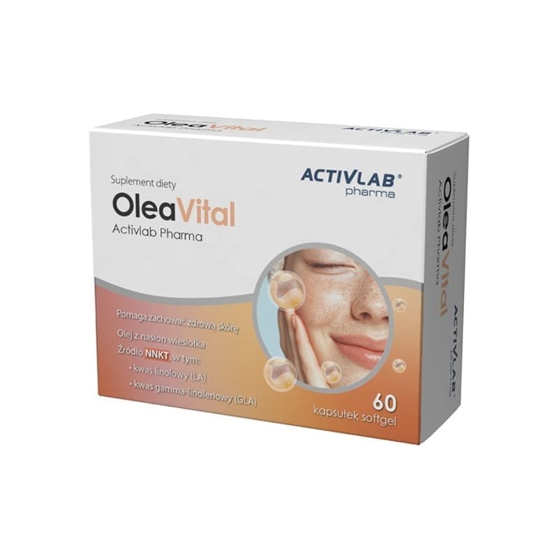 Ulei de luminița-nopții OleaVital Activlab Pharma, 510 mg (60 capsule moi)