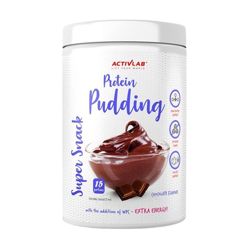 Budincă proteică Activlab, ciocolată (450 g)