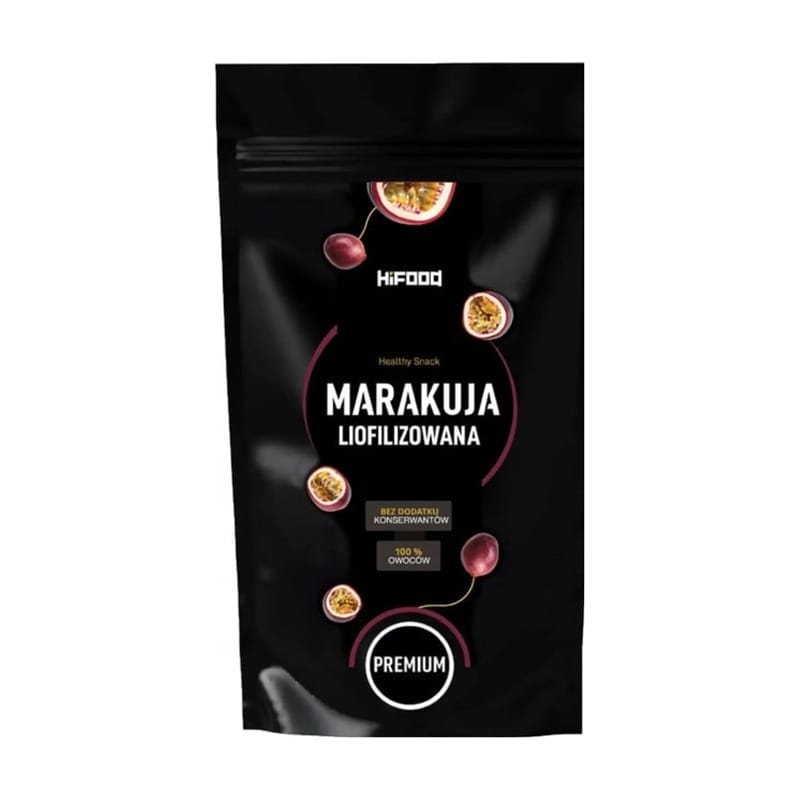 Fructul pasiunii în bucăți – liofilizat HiFOOD (100 g)