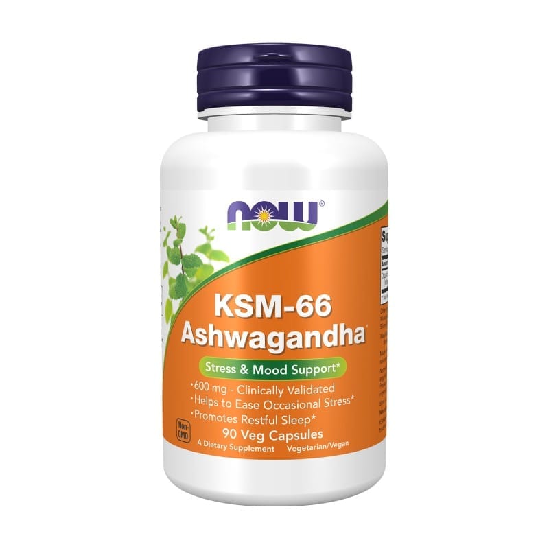 KSM-66 Ashwagandha NOW, 600 mg (90 capsule)