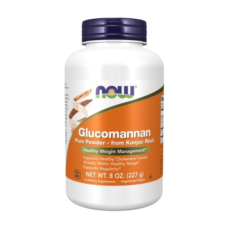 Glucomanan pulbere NOW (227 g)