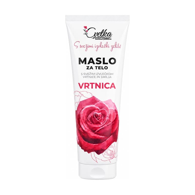 Unt de corp Trandafir Cvetka (125 ml)