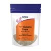 Capsule goale din gelatină, mărimea 1 NOW (500 capsule)