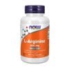 L-arginină NOW, 500 mg (100 capsule)