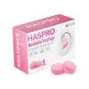 Dopuri de urechi din silicon Mold6 - culoare roz Haspro (12 bucăți)